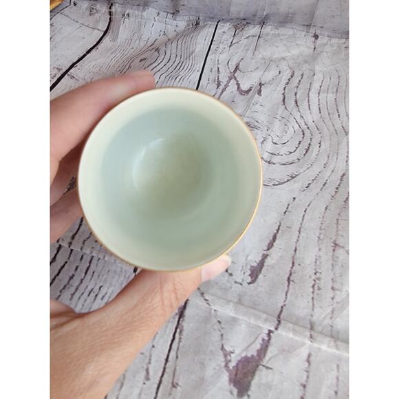 Kinuko Yamabe Limited Hand Painted Porcelain Tea Sake Cup Birds Japan Roaster - Picture 5 of 7